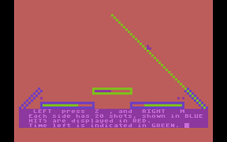 Double Cannon atari screenshot